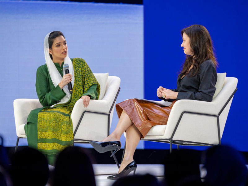 Aseefa Bhutto attends inaugural session of Global Women’s Forum in Dubai