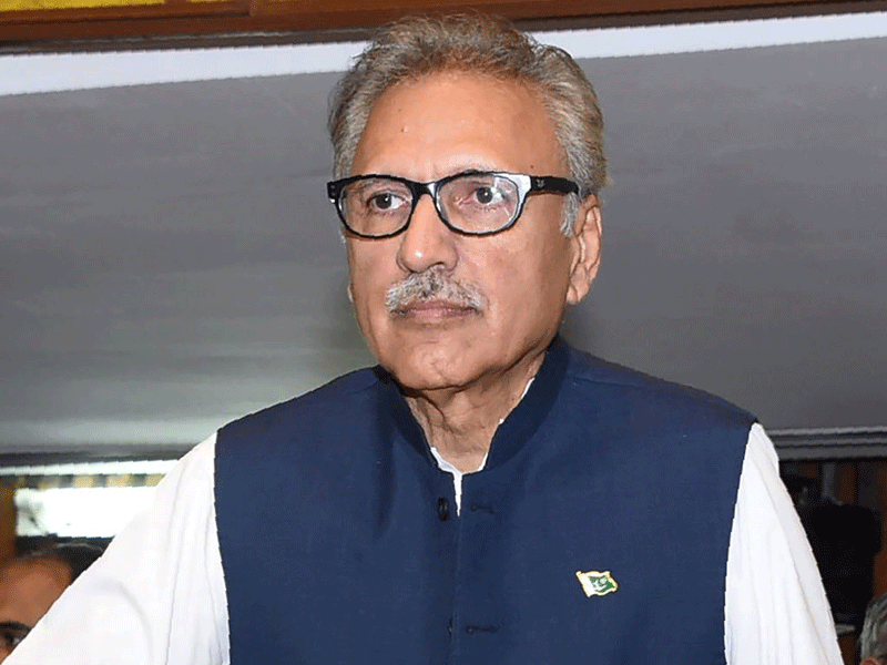 Arif Alvi insists on date for snap election, Dar insisted on charter of economy