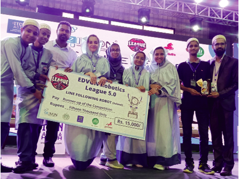 BHS bags second prize at EDVON Robotics League