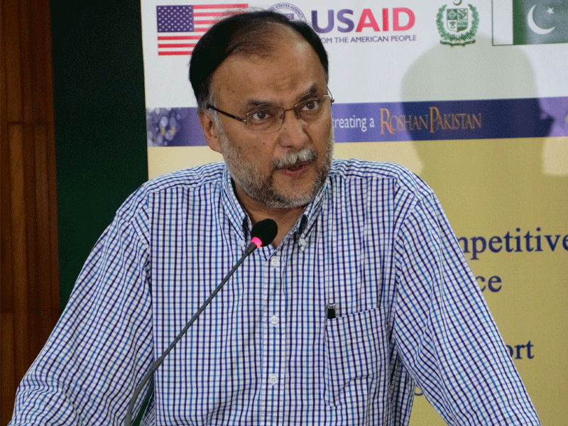 Women play vital role in development of country: Ahsan Iqbal