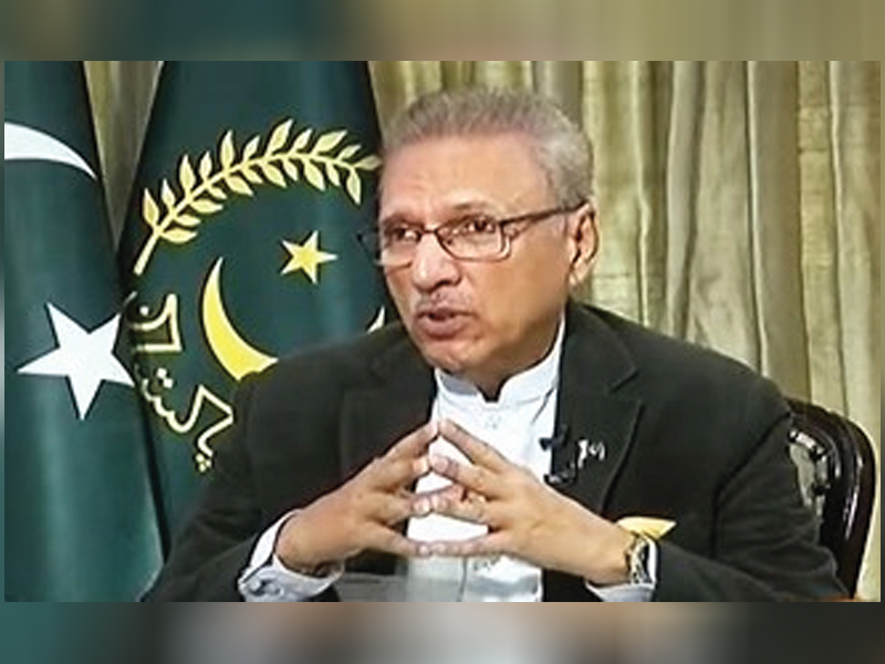 President Alvi ‘unsure’ of holding elections in Jan