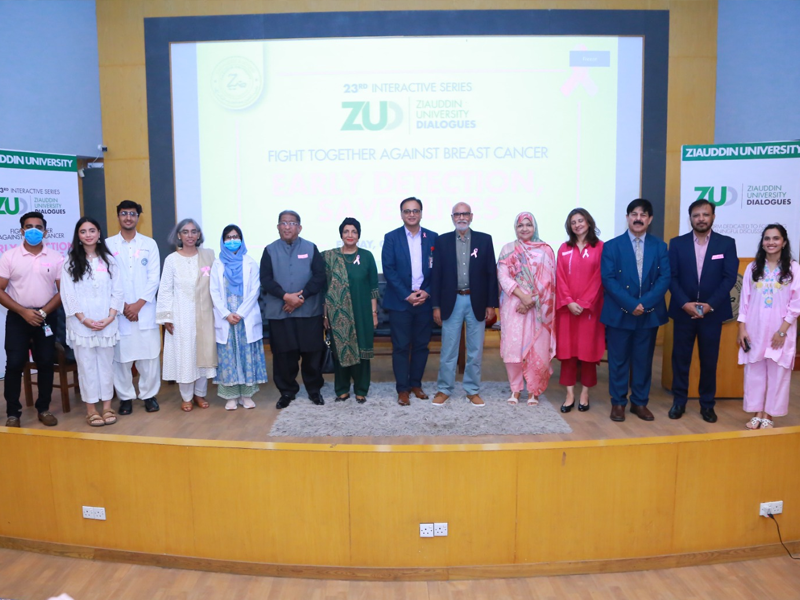 Ziauddin University’s call to break silence on breast cancer