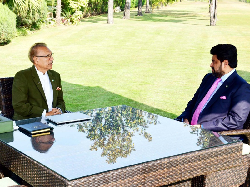 Gov Sindh discusses provincial matters with President Alvi’