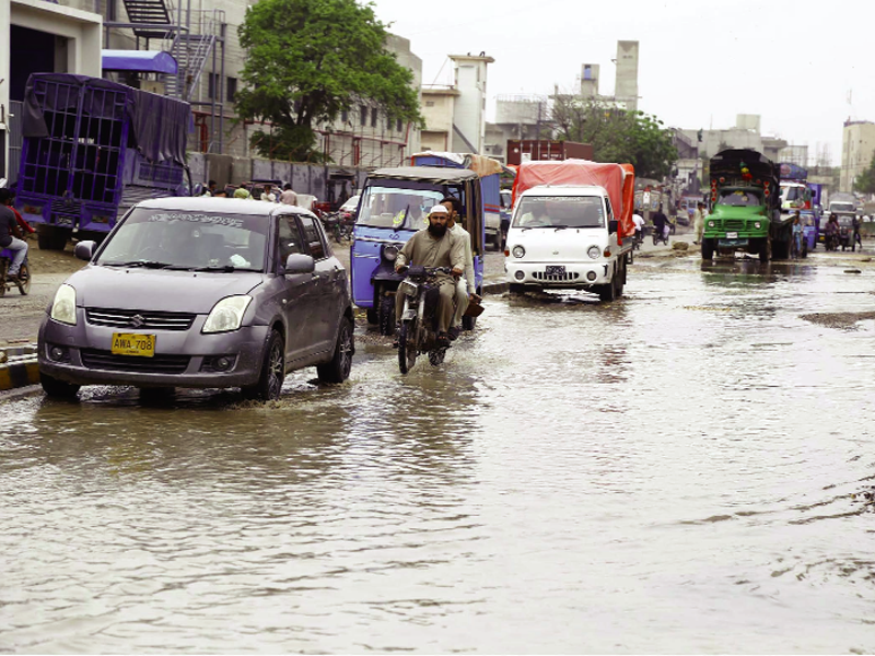 Torrential rains ruin SITE area infrastructure, demands govt to mend: Chief SITE Association