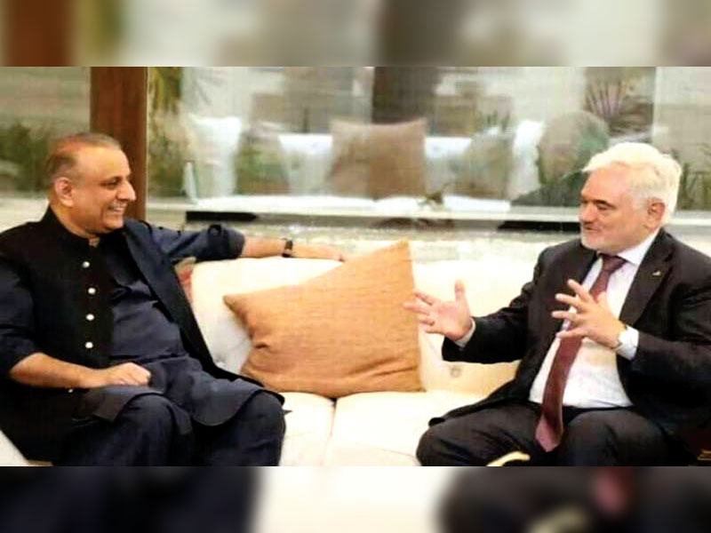 Aleem Khan meets German envoy, discusses ‘political situation’