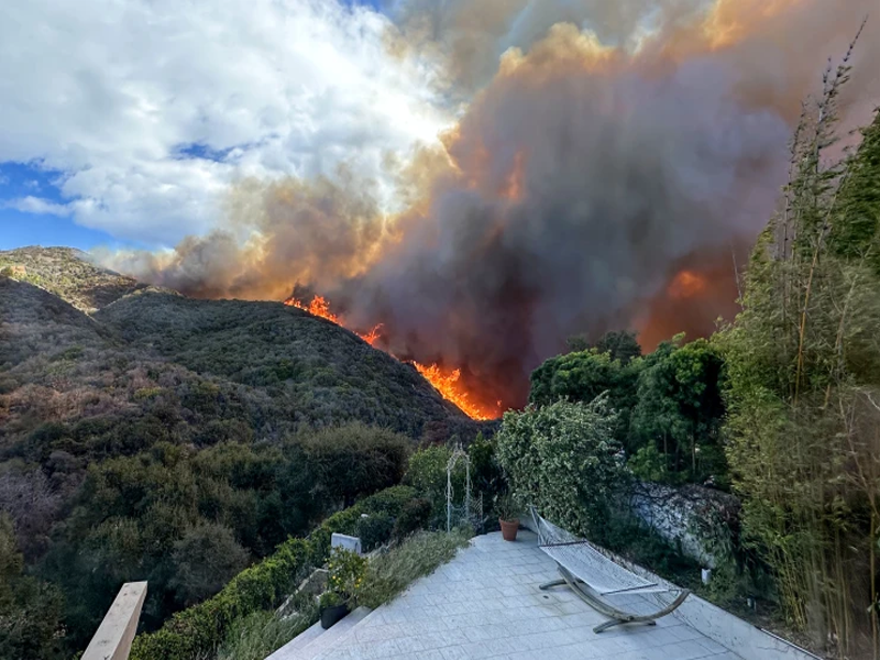 The Start of the Silverwood and Palisades Fires