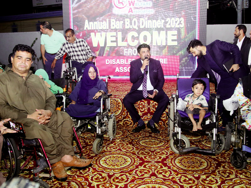 DWA organises Bar B Q party for physically challenged, Gov Tessori, NEPRA Chief among guests (disabled)