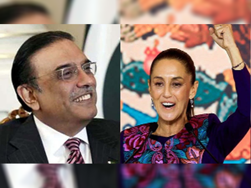 Zardari felicitates Sheinbaum on election as 1st woman President of Mexico