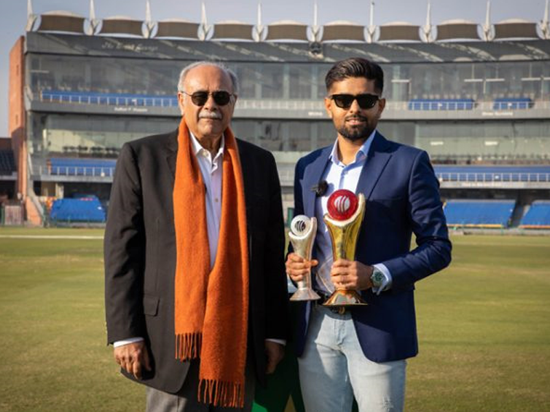 Chairman PCB presents ICC Awards to Babar Azam