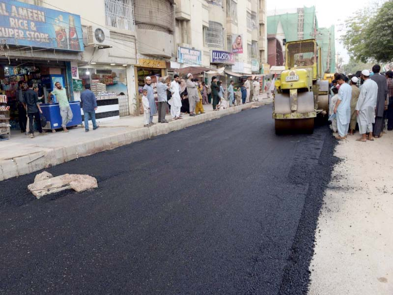 Roads construction in district central gears up thru Dr Asim’s efforts