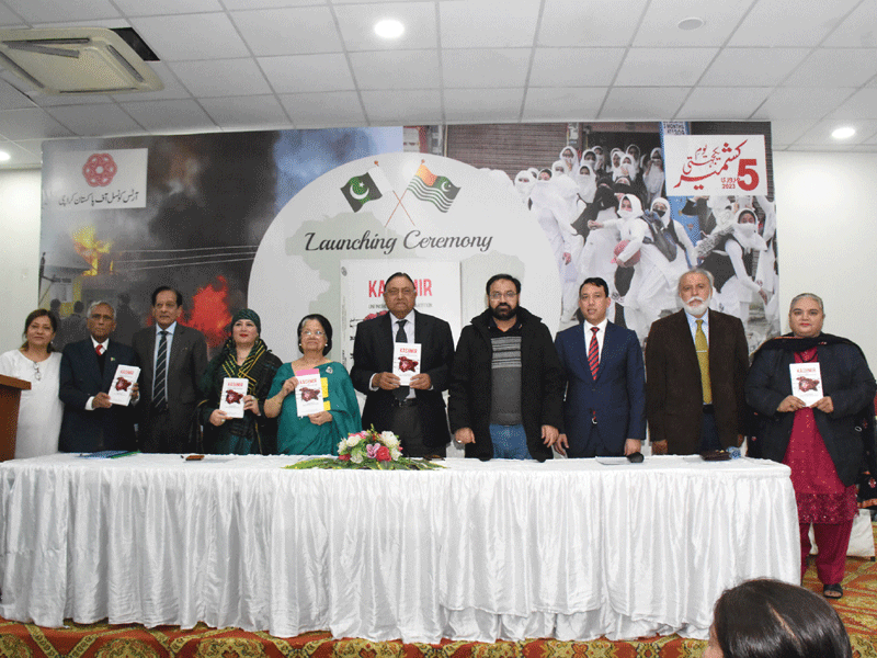 Arts Council Karachi launches Col Iftikhar’s book on Kashmir