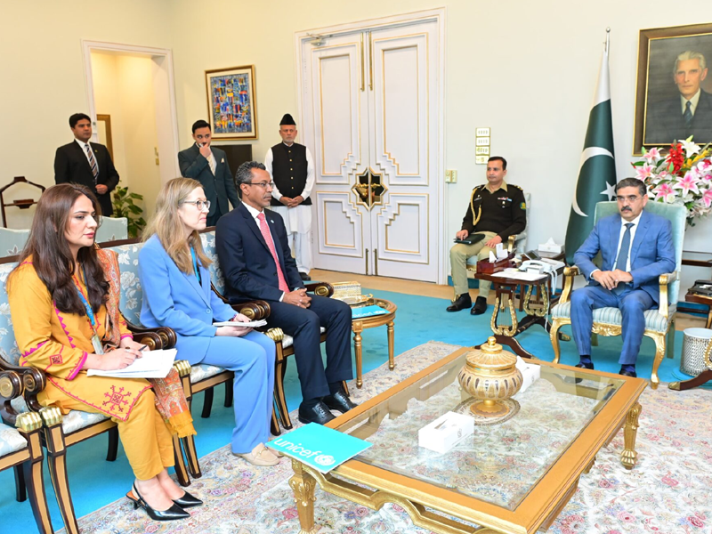 Interim PM assures govt’s support to UNICEF for launching projects of public welfare