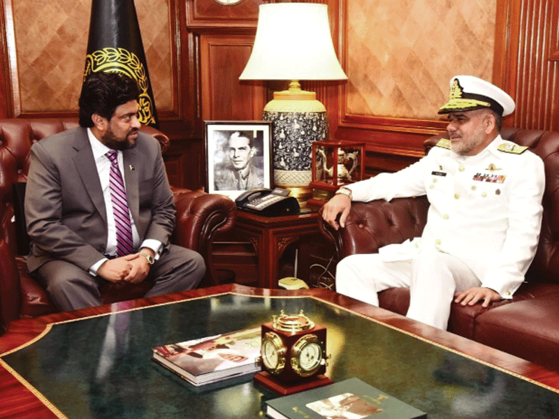 Commander Karachi, Sindh Gov discuss professional capabilities of Navy