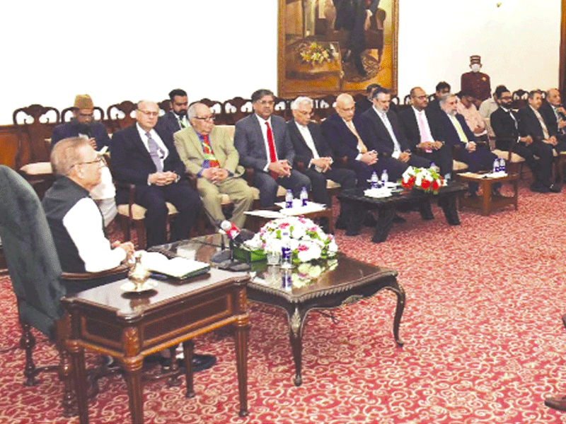 President Alvi for strengthening financial inclusion, gender equality