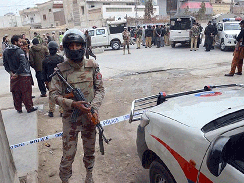 2 police men martyred in firing by unidentified persons