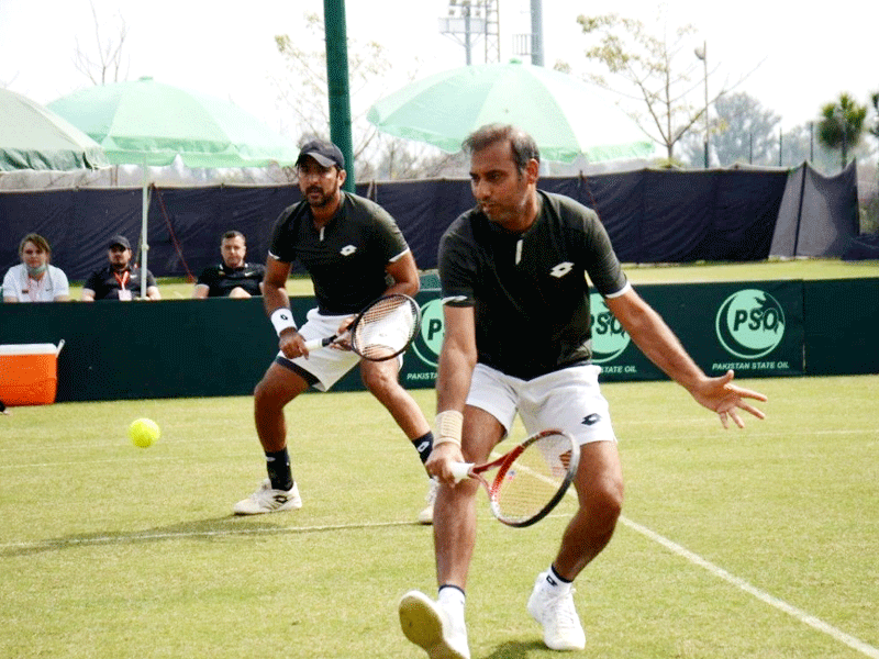 Pakistan down Indonesia 5-0 to qualify for Davis Cup playoffs