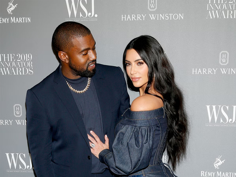 Kim tries to insult Kanye by snubbing him from belated Father's Day post