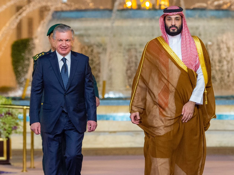 Saudi Crown Prince, Uzbek President witness inking of accords