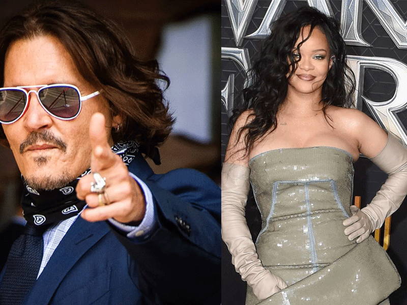 Johnny Depp gives shout out to Rihanna after Savage X Fenty fashion show cameo