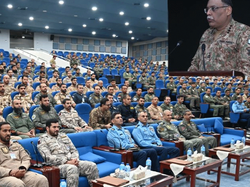 Chairman CJCSC witnesses PAF’s 14- nation Air Exercise Indus Shield-2023