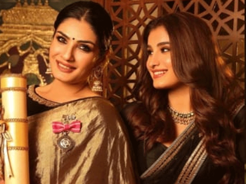 Raveena’s daughter pens strong note after she receives ‘Padma Shri’