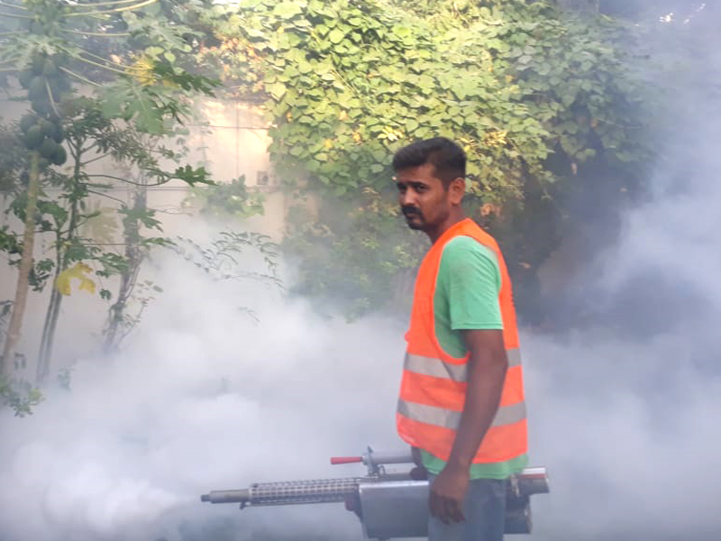 District Central fumigation drive continues, public health top priority, says DC Taha