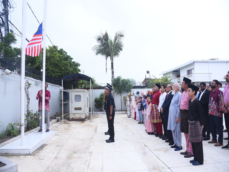 Flag hoisting ceremony: Consulate General Malaysia celebrates 67th Malaysia National Day