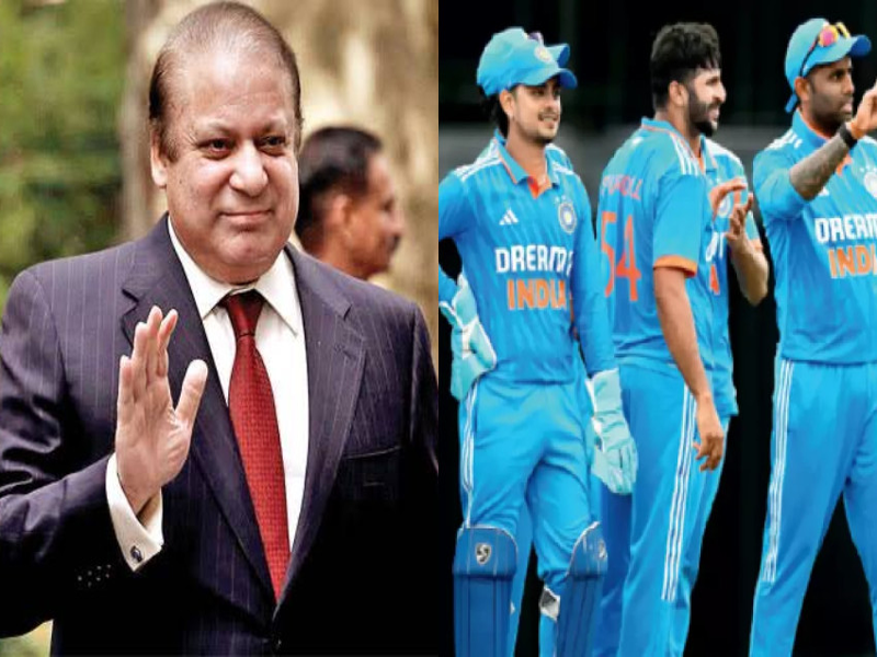 Indian cricket team should visit Pakistan: Nawaz Sharif