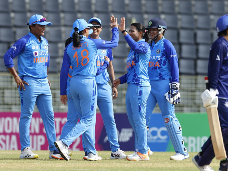 India women beats Thailand by 9 wickets in T20 Asia Cup