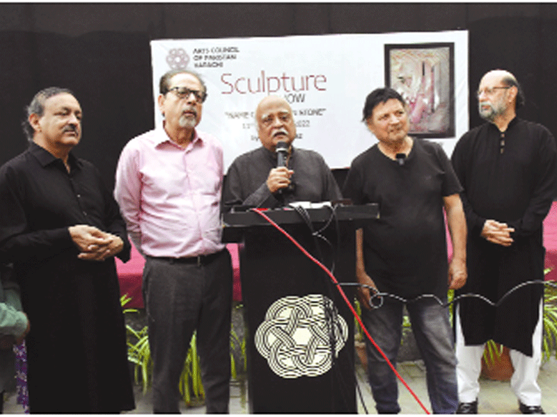 Arts Council Karachi organises exhibition of sculptor Anjum Ayaz