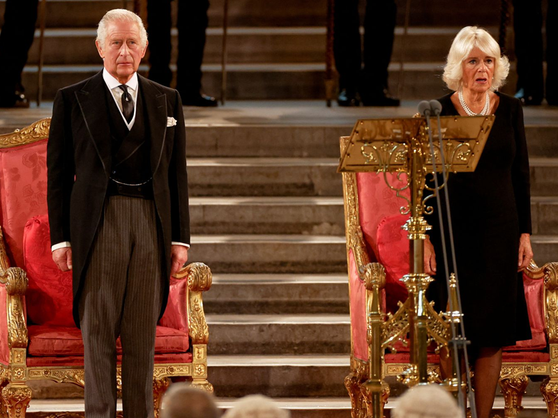 King Charles addresses parliament, heads to Scotland for queen’s vigil