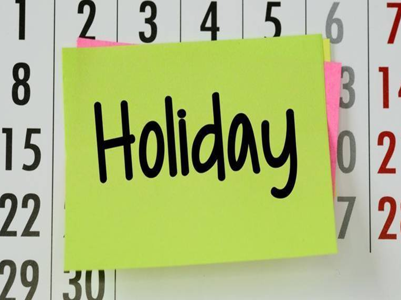 Public holiday announced on May 28