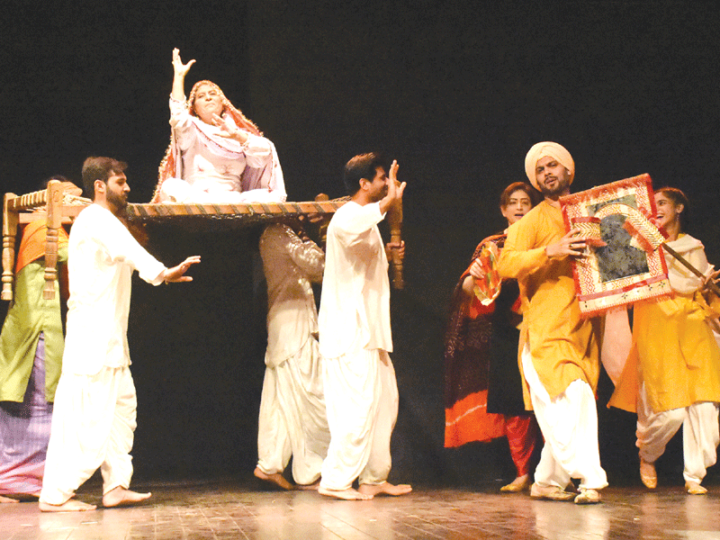 Theatre ‘Anhi Mai Da Sufna’ presented by Ajoka Theatre Group at Pakistan Theatre Festival