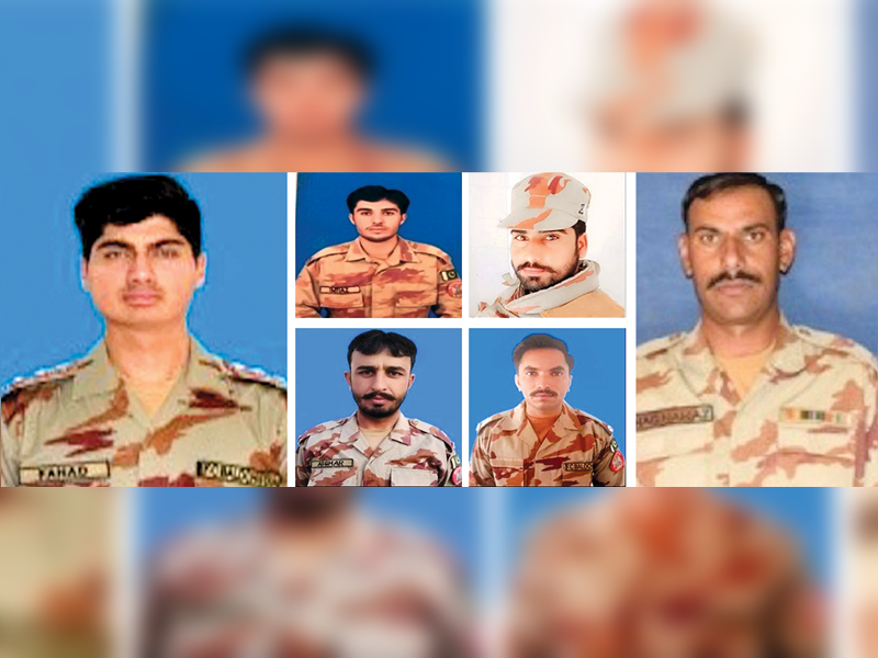 Captain among six soldiers martyred in two incidents, says ISPR