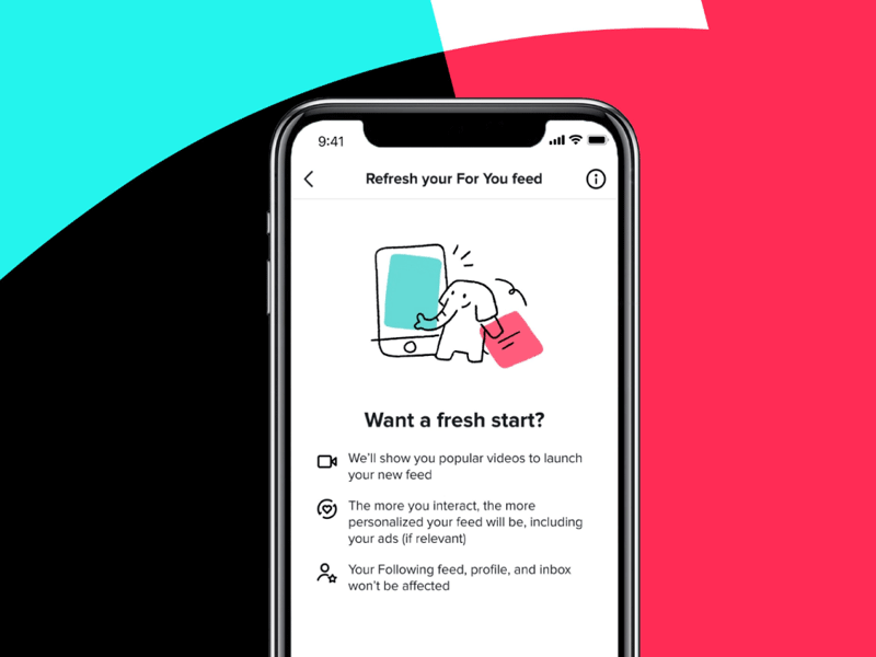 TikTok introduces new way to refresh ‘For You’ feed recommendations