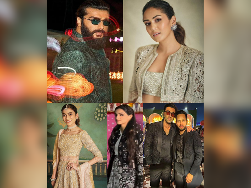 Ambani wedding: Bollywood stars in Pakistani designer outfits