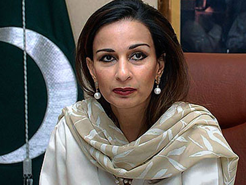 Sherry Rehman takes a dig at PTI, comes out in favor of Info Minister