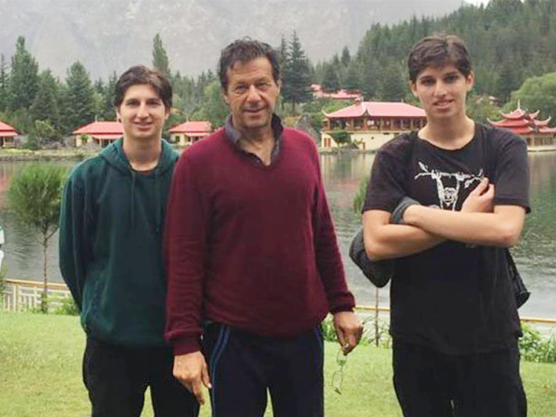 Imran Khan’s sons reach Lahore to inquire after father’s health