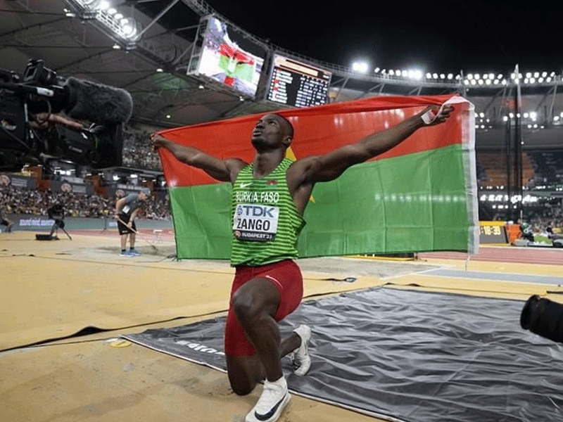 Zango makes athletics history