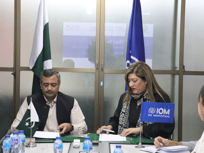 PDMA Sindh, IOM ink accord to oversee flood rehabilitation efforts