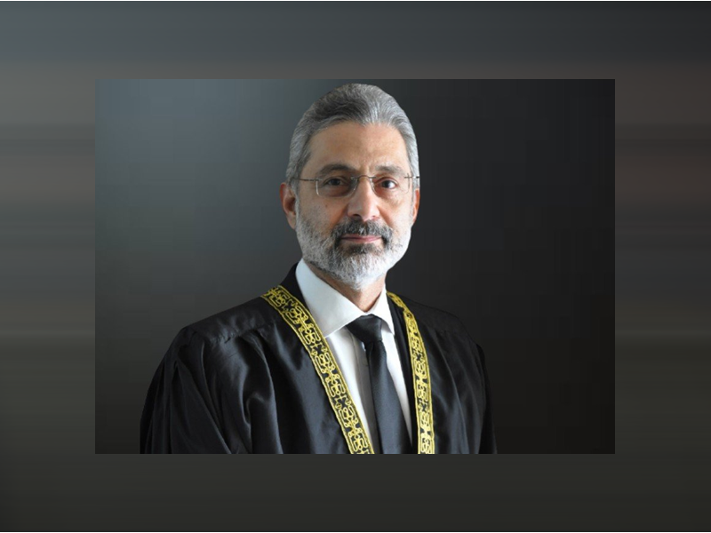 Eight judges set up own virtual court in reserved seats case: CJP Qazi