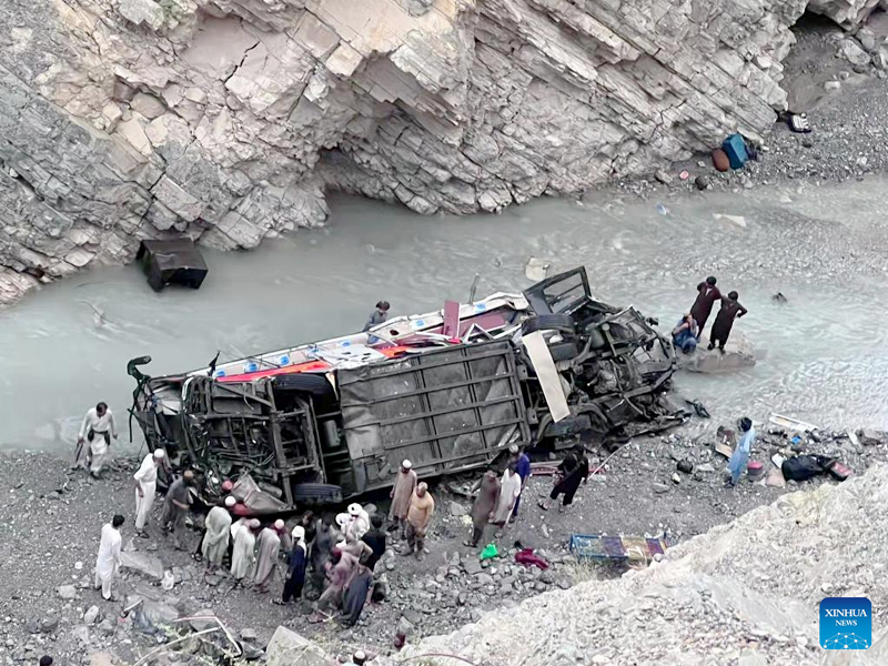 Atleast 12 dead after bus falls into ditch