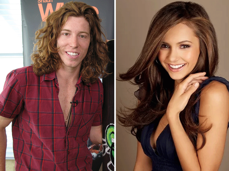 Nina Dobrev spends time with Shaun White