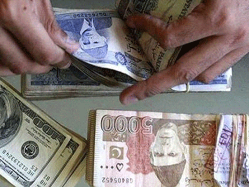 Rupee sheds value settles at 284.03 against dollar