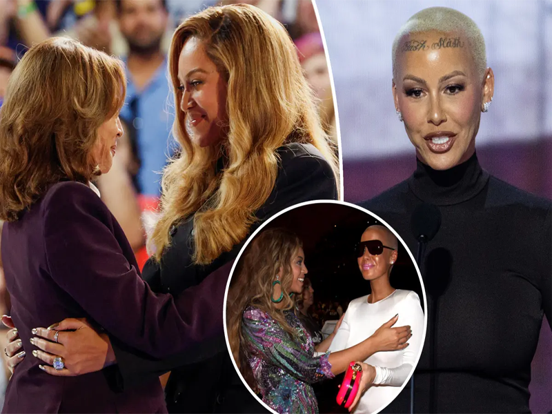 Amber accuses Beyoncé of stealing her speech for Kamala rally