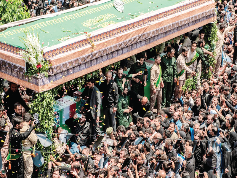 President Raisi buried amid flock of mourners to bid farewell