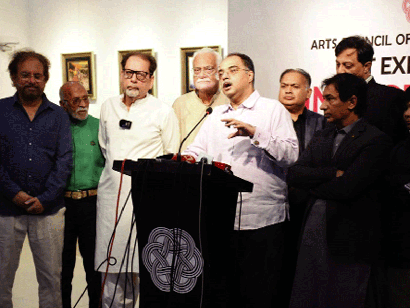 Arts Council Karachi organises art exhibition of Shaan Amrohavi