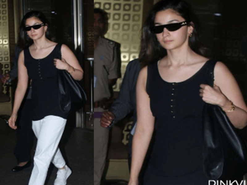 Alia returns to Mumbai after Milan Fashion week