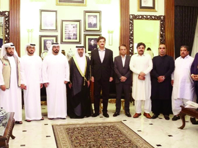 Emirati envoy Hamad bin Obaid Al Zabi discuss floods situation with CM Murad