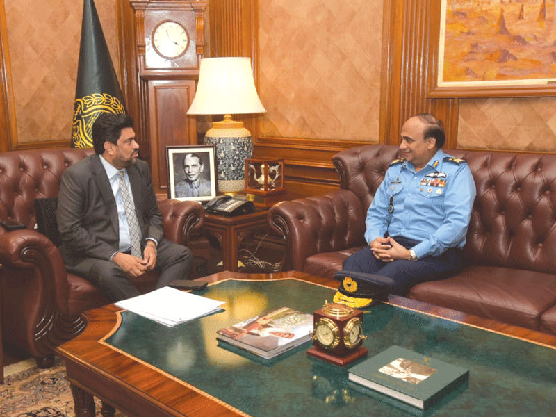 Air Officer Commanding Southern Air Command, Gov Tessori discuss protecting airspace, PAF efficiency